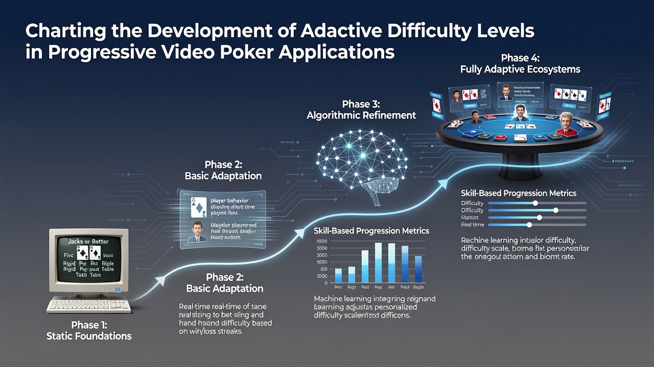 Illustration of adaptive difficulty algorithms updating player profiles across synchronized devices in real time