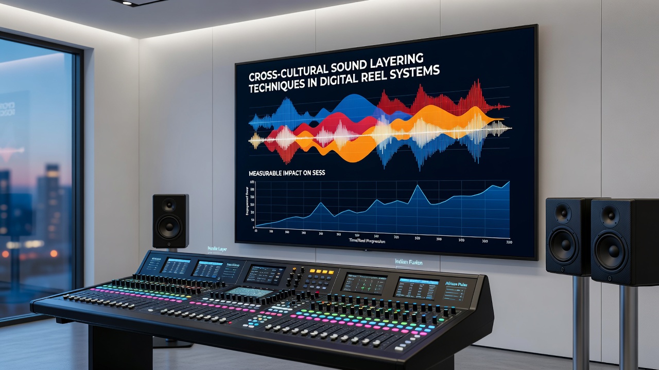 Analytics dashboard showing session duration metrics correlated with sound layer configurations across international markets