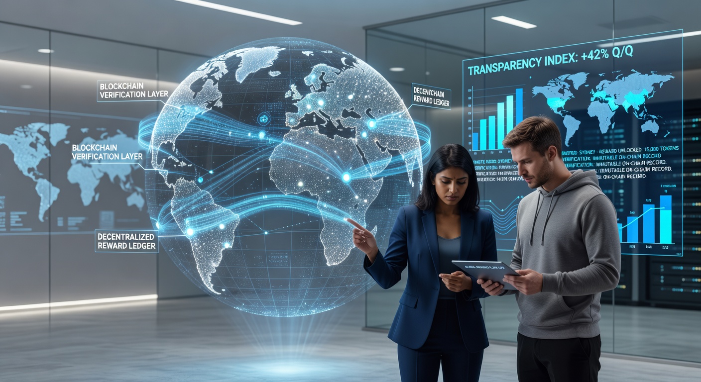 Global map highlighting blockchain integration points in remote gaming reward systems across continents